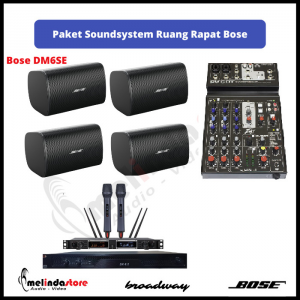 Paket Sound System Ruang Rapat Speaker Bose Wall | Kap 75m2